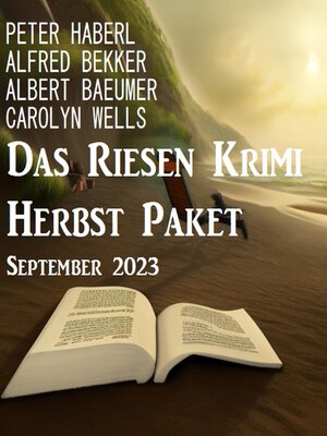 cover image of Das Riesen Krimi Herbst Paket September 2023